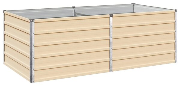Povišeni vrtni krevet Slonovača 160 x 80 x 55 cm - 160 x 80 x 55 cm Slonovača