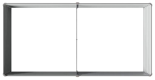 Povišeni vrtni krevet Antracit 160 x 80 x 55 cm - 160 x 80 x 55 cm Antracit