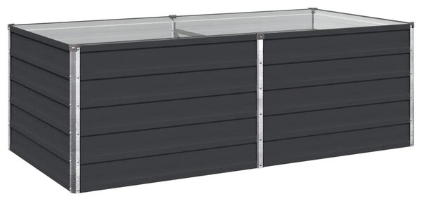 Povišeni vrtni krevet Antracit 160 x 80 x 55 cm - 160 x 80 x 55 cm Antracit