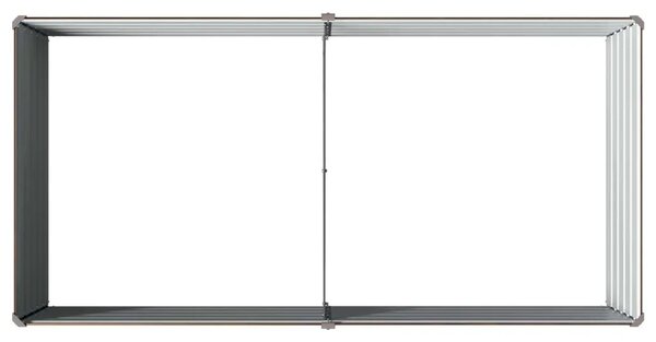 Povišeni vrtni krevet Crna 160 x 80 x 55 cm - 160 x 80 x 55 cm Crna