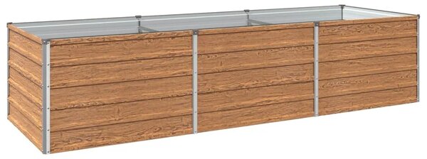 Povišeni vrtni krevet Drvena smeđa 240 x 80 x 55 cm - 240 x 80 x 55 cm Smeđa drvo
