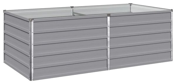 Povišeni vrtni krevet Siva 160 x 80 x 55 cm - 160 x 80 x 55 cm Siva