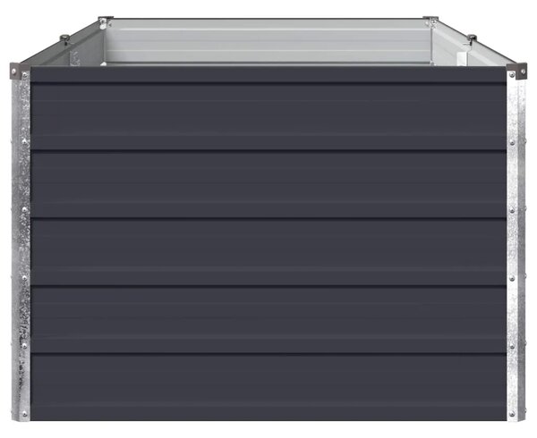 Povišeni vrtni krevet Antracit 160 x 80 x 55 cm - 160 x 80 x 55 cm Antracit