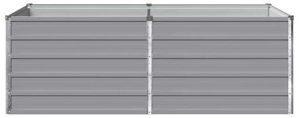 Povišeni vrtni krevet Siva 160 x 80 x 55 cm - 160 x 80 x 55 cm Siva