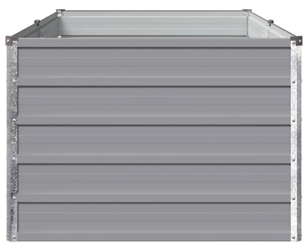 Povišeni vrtni krevet Siva 160 x 80 x 55 cm - 160 x 80 x 55 cm Siva