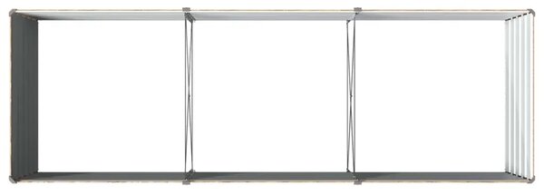 Povišeni vrtni krevet Drvena smeđa 240 x 80 x 55 cm - 240 x 80 x 55 cm Smeđa drvo