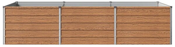 Povišeni vrtni krevet Drvena smeđa 240 x 80 x 55 cm - 240 x 80 x 55 cm Smeđa drvo