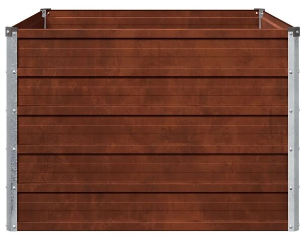 Povišeni vrtni krevet Rđa 100 x 80 x 55 cm corton - 100 x 80 x 55 cm Otporni čelik