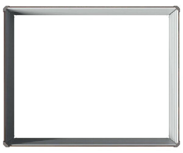 Povišeni vrtni krevet Crna 100 x 80 x 55 cm - 100 x 80 x 55 cm Crna