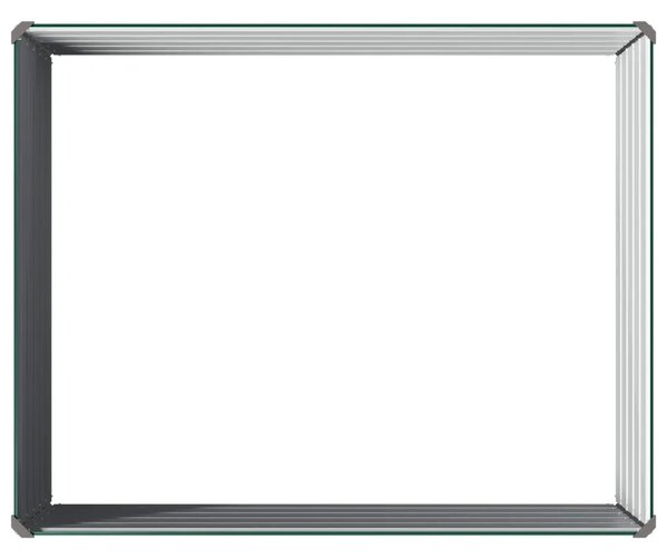 Povišeni vrtni krevet Zelena 100 x 80 x 55 cm - 100 x 80 x 55 cm Zelena