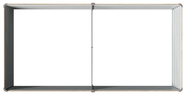 Povišeni vrtni krevet Drvena smeđa 160 x 80 x 55 cm - 160 x 80 x 55 cm Smeđa drvo