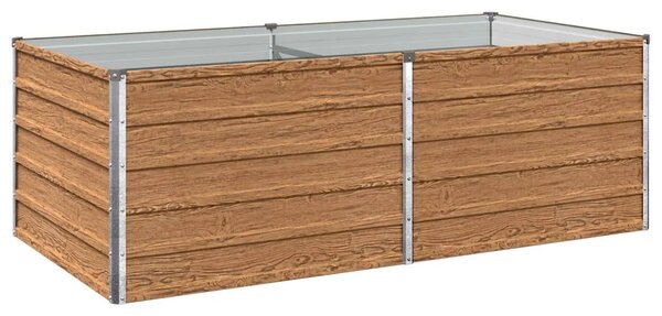 Povišeni vrtni krevet Drvena smeđa 160 x 80 x 55 cm - 160 x 80 x 55 cm Smeđa drvo