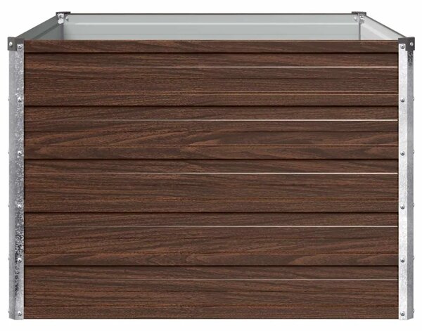 Povišeni vrtni krevet Crna 100 x 80 x 55 cm - 100 x 80 x 55 cm Crna