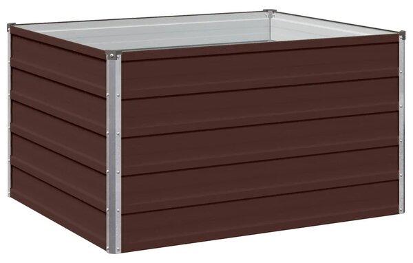 Povišeni vrtni krevet Smeđa 100 x 80 x 55 cm - 100 x 80 x 55 cm Smeđa