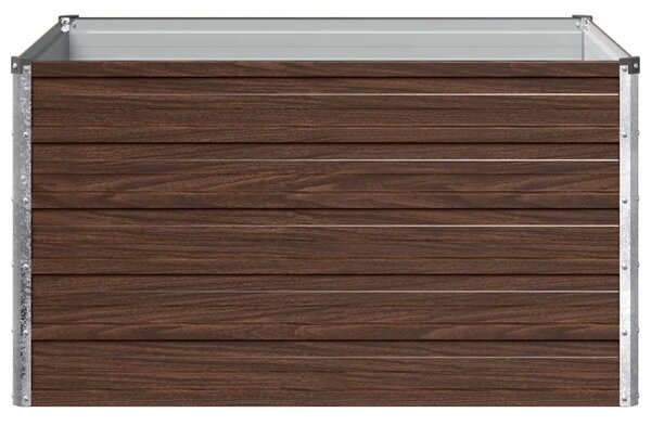 Povišeni vrtni krevet Crna 100 x 80 x 55 cm - 100 x 80 x 55 cm Crna