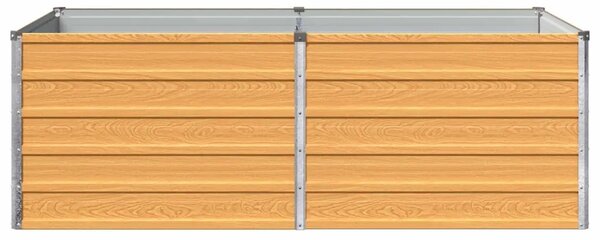 Povišeni vrtni krevet Prirodna 160 x 80 x 55 cm - 160 x 80 x 55 cm Prirodna