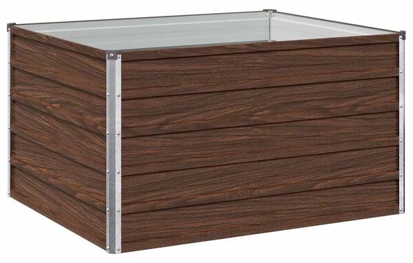 Povišeni vrtni krevet Crna 100 x 80 x 55 cm - 100 x 80 x 55 cm Crna