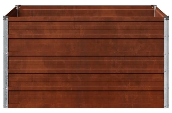 Povišeni vrtni krevet Rđa 100 x 80 x 55 cm corton - 100 x 80 x 55 cm Otporni čelik