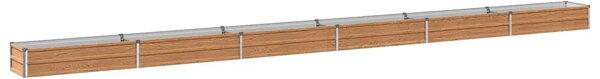 Povišeni vrtni krevet Drvena smeđa 600 x 40 x 24 cm - 600 x 40 x 24 cm Smeđa drvo