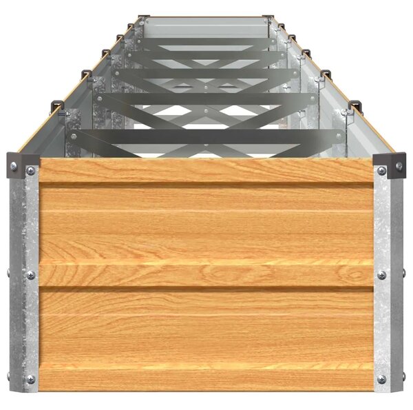 Povišeni vrtni krevet Prirodna 600 x 40 x 24 cm - 600 x 40 x 24 cm Prirodna