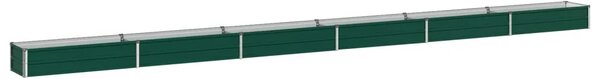 Povišeni vrtni krevet Zelena 600 x 40 x 24 cm - 600 x 40 x 24 cm Zelena