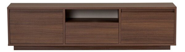 TV komoda u dekoru oraha u tamnoj prirodnoj boji 160x42x30 cm Sentinel – Kalune Design