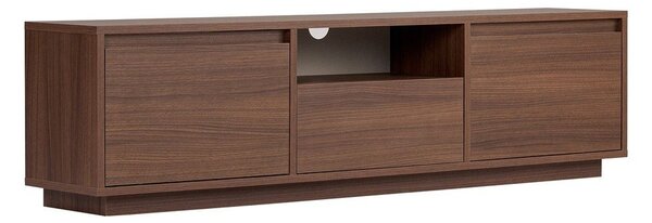 TV komoda u dekoru oraha u tamnoj prirodnoj boji 160x42x30 cm Sentinel – Kalune Design