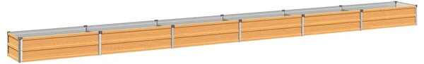 Povišeni vrtni krevet Prirodna 480 x 40 x 24 cm - 480 x 40 x 24 cm Prirodna