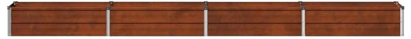 Povišeni vrtni krevet Rđa 320 x 40 x 24 cm corton - 320 x 40 x 24 cm Otporni čelik