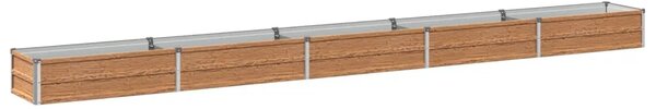 Povišeni vrtni krevet Drvena smeđa 400 x 40 x 24 cm - 400 x 40 x 24 cm Smeđa drvo