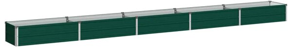 Povišeni vrtni krevet Zelena 400 x 40 x 24 cm - 400 x 40 x 24 cm Zelena