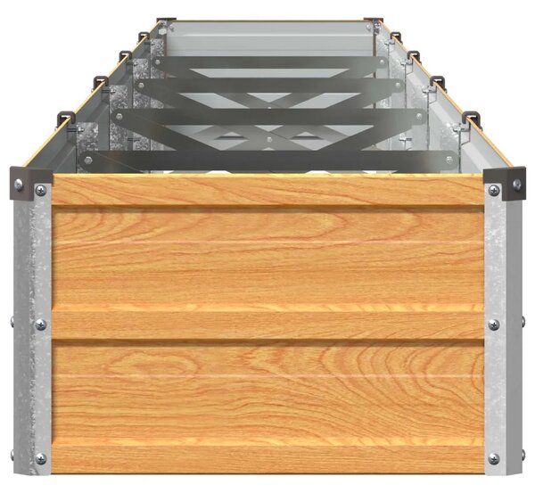 Povišeni vrtni krevet Prirodna 400 x 40 x 24 cm - 400 x 40 x 24 cm Prirodna