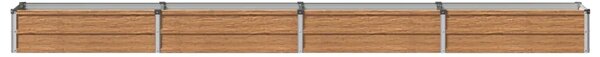 Povišeni vrtni krevet Drvena smeđa 320 x 40 x 24 cm - 320 x 40 x 24 cm Smeđa drvo