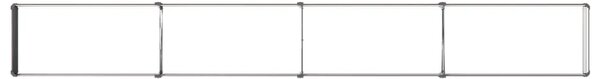 Povišeni vrtni krevet Smeđa 320 x 40 x 24 cm - 320 x 40 x 24 cm Smeđa