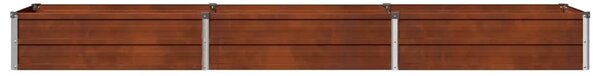 Povišeni vrtni krevet Rđa 240 x 40 x 24 cm corton - 240 x 40 x 24 cm Otporni čelik