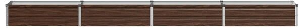 Povišeni vrtni krevet Crna 320 x 40 x 24 cm - 320 x 40 x 24 cm Crna