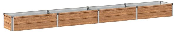 Povišeni vrtni krevet Drvena smeđa 320 x 40 x 24 cm - 320 x 40 x 24 cm Smeđa drvo
