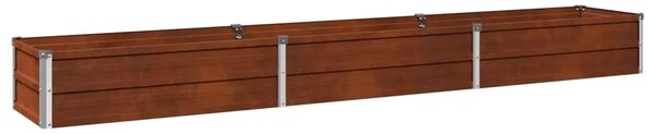 Povišeni vrtni krevet Rđa 240 x 40 x 24 cm corton - 240 x 40 x 24 cm Otporni čelik