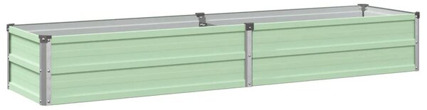 Povišeni vrtni krevet Pastelno zelena 160 x 40 x 24 cm - 160 x 40 x 24 cm Pastelno zelena