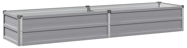 Povišeni vrtni krevet Siva 160 x 40 x 24 cm - 160 x 40 x 24 cm Siva