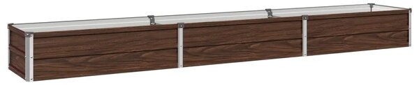 Povišeni vrtni krevet Crna 240 x 40 x 24 cm - 240 x 40 x 24 cm Crna
