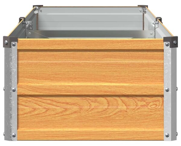 Povišeni vrtni krevet Prirodna 160 x 40 x 24 cm - 160 x 40 x 24 cm Prirodna