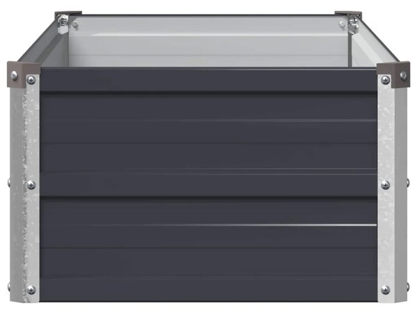 Povišeni vrtni krevet Antracit 100 x 40 x 24 cm - 100 x 40 x 24 cm Antracit