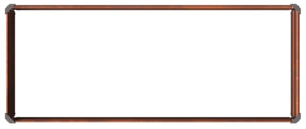 Povišeni vrtni krevet Rđa 100 x 40 x 24 cm corton - 100 x 40 x 24 cm Otporni čelik