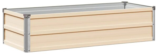 Povišeni vrtni krevet Slonovača 100 x 40 x 24 cm - 100 x 40 x 24 cm Slonovača