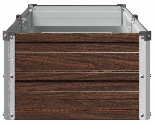 Povišeni vrtni krevet Crna 160 x 40 x 24 cm - 160 x 40 x 24 cm Crna
