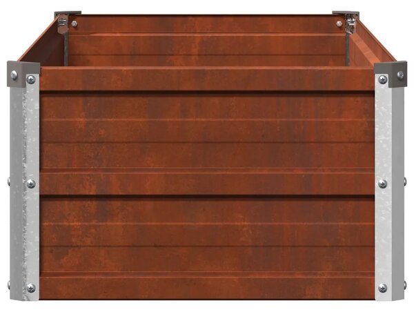 Povišeni vrtni krevet Rđa 100 x 40 x 24 cm corton - 100 x 40 x 24 cm Otporni čelik