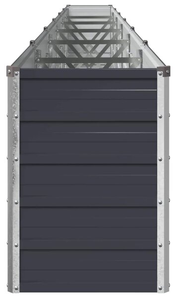 Povišeni vrtni krevet Antracit 600 x 40 x 55 cm - 600 x 40 x 55 cm Antracit