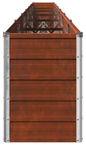 Povišeni vrtni krevet Rđa 600 x 40 x 55 cm corton - 600 x 40 x 55 cm Otporni čelik
