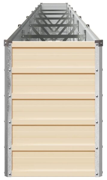 Povišeni vrtni krevet Slonovača 600 x 40 x 55 cm - 600 x 40 x 55 cm Slonovača